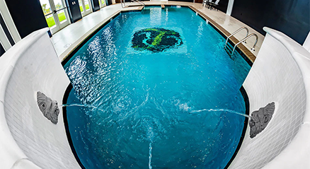 Indoor pool at Legacy Reserve